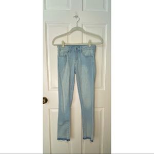 Articles of Society Frayed Hem Skinny Jeans